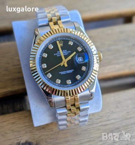 Мъжки часовник Rolex Datejust Two-Tone с автоматичен механизъм, снимка 2 - Мъжки - 51799391