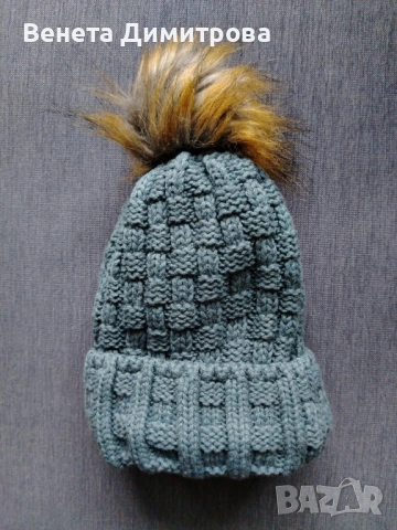 Дамски шал, шапка и гети за зимата, снимка 2 - Шапки - 53031076