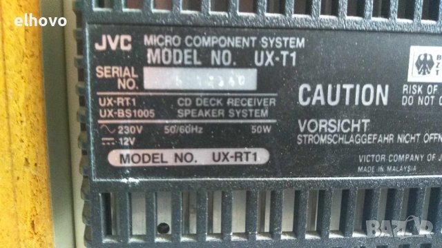Аудио система JVC UX-T1, снимка 7 - Аудиосистеми - 41791401
