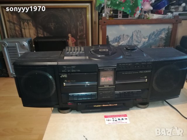 jvc pc-x300 made in japan 2702222117, снимка 2 - Радиокасетофони, транзистори - 35936702
