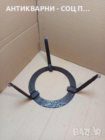 Стар Масивен Саджек Пиростия За Огнище 2.600кг. НОМЕР 1705., снимка 7 - Антикварни и старинни предмети - 53818614