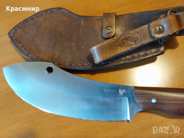  Нож Аладин от неръждаема стомана N690CO, снимка 2 - Ножове - 44226070