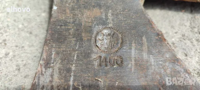 Стара брадва с дълга дръжка#34, снимка 5 - Антикварни и старинни предмети - 50218714