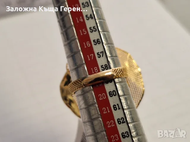 Златен пръстен 5,38гр., снимка 5 - Пръстени - 56258564