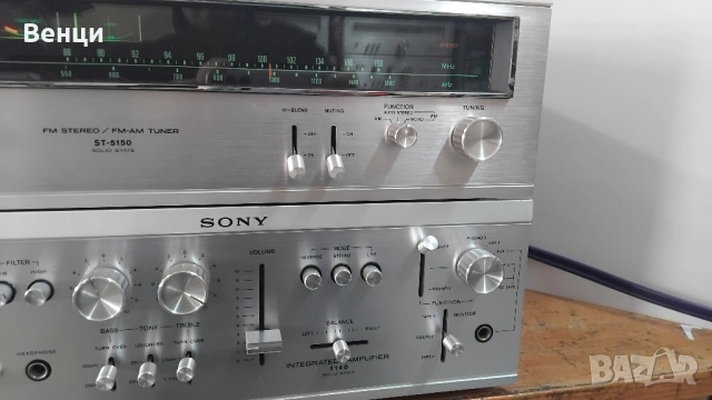 Sony TA-1140 + SONY ST-5150, снимка 3 - Ресийвъри, усилватели, смесителни пултове - 53645114