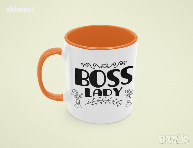 Чаша Boss Lady Любов,Подарък,Рожден Ден,Изненада,Мама,Майка,Обич,Празник,, снимка 6 - Чаши - 36342370
