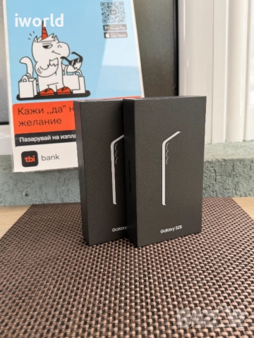 НОВ❗️ НЕразпечатан❗️SAMSUNG S25 Лизинг от 42лв/м Navy / Blueblack / 12/128GB ГАРАНЦИЯ❗️