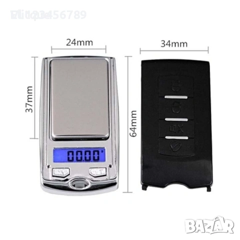 Миниатюрна везна - ключодържател -200g/ 0.01g, снимка 3 - Везни - 53817072