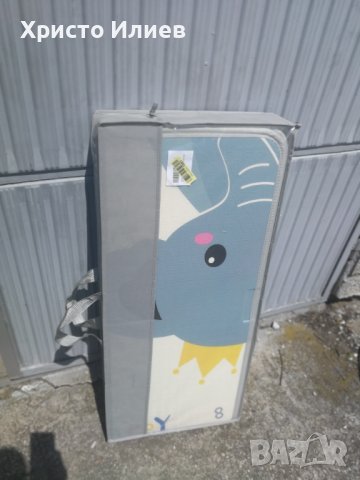 Мек килим за деца бебе 2 лица, неплъзгащ, водоустойчив 200 x 180 см сгъваем с чанта за съхранение, снимка 11 - Други - 41332234