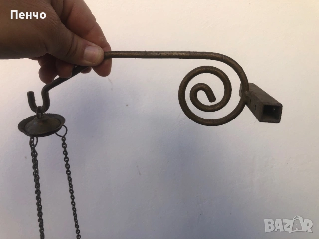 старо възрожденско кандило, снимка 3 - Антикварни и старинни предмети - 51146232