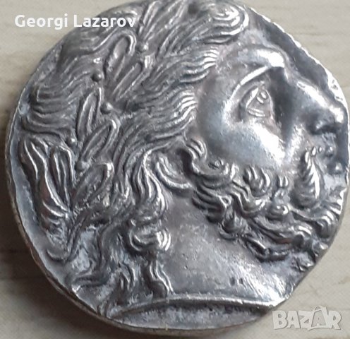 1 тетра драхма на Филип Македонски КОПИЕ