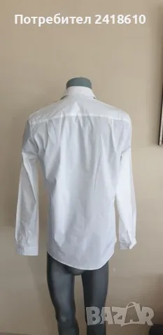 Zadig & Voltaire Slim Fit Easy Iron Stretch Mens Size / М НОВО! ОРИГИНАЛ! Мъжка Риза!, снимка 9 - Ризи - 50209642