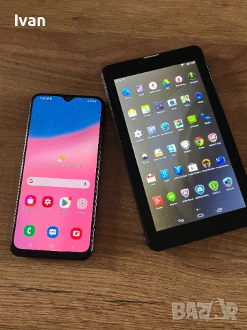 Samsung A37s и таблет