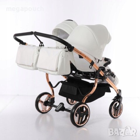 Бебешка количка Junama Mirror Satin Duo 2в1, 3в1 НОВА, снимка 17 - Детски колички - 42081956