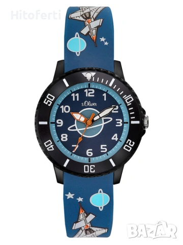  Детски часовник, синя s.Oliver SO-3555-PQ