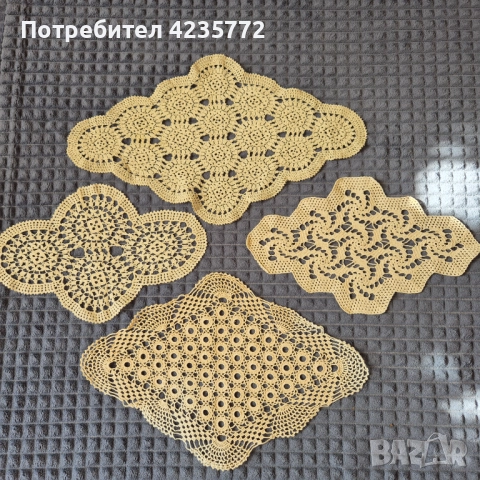 Тишлайфери плетени на една кука. Подходящи за декорация на домашния интериор. , снимка 4 - Декорация за дома - 52592648