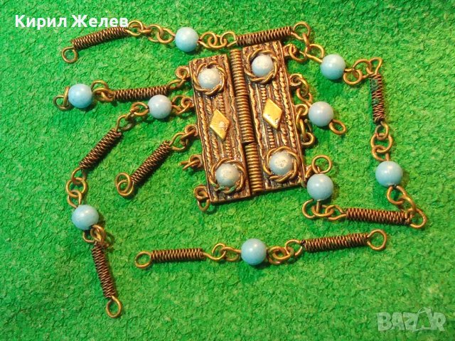 ЕЛЕМЕНТИ от ВЪЗРОЖДЕНСКА БРОНЗОВА ТЮРКОАЗЕНА ОГЪРЛИЦА ГРИВНА за РЕСТАВРАЦИЯ 15114