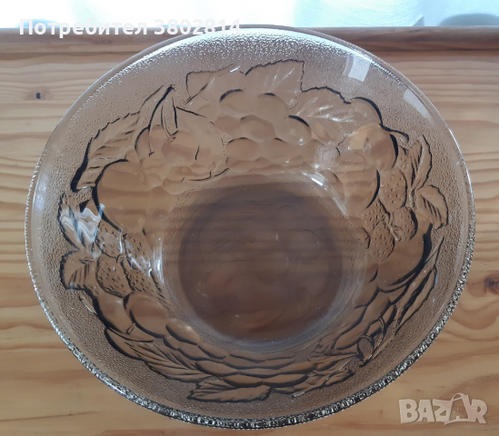 Италианска стъклена купа, снимка 5 - Декорация за дома - 44597106