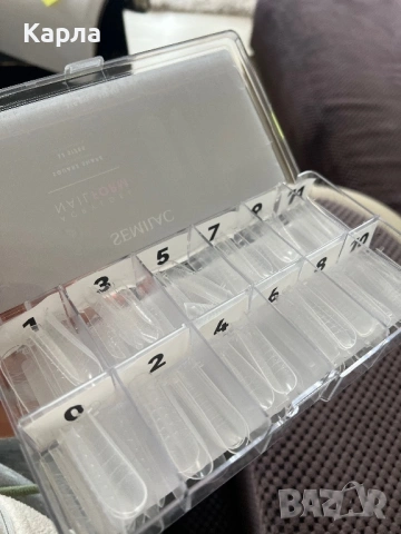 Пластмасови фирми за нокти, снимка 3 - Продукти за маникюр - 53401873