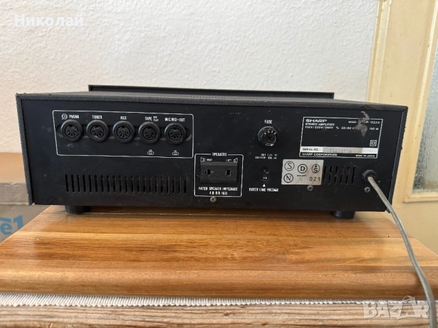 SHARP SM-1122 СТЕРЕО УСИЛВАТЕЛ, снимка 4 - Ресийвъри, усилватели, смесителни пултове - 53743289