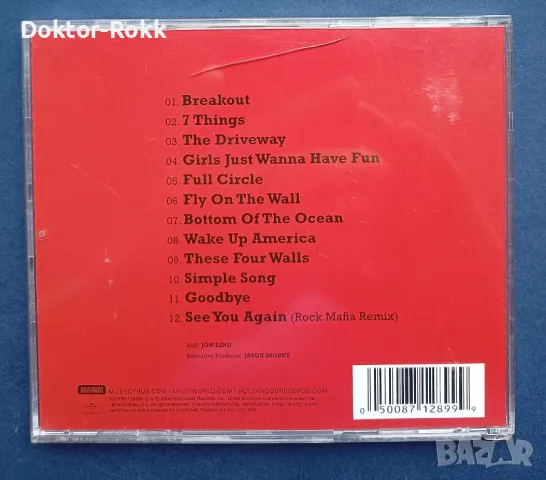 Miley Cyrus - Breakout CD, снимка 4 - CD дискове - 49730208