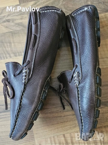 Италиански мокасини естествена кожа Stone Haven.номер 40-41, снимка 4 - Мокасини - 50684422