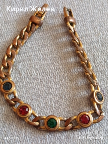 КРАСИВА ГРИВНА с СИНТЕТИЧНИ РУБИНИ ЦВЕТНИ 52286, снимка 7 - Гривни - 52501048