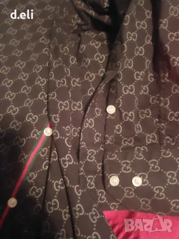 GUCCI Original Size L 100% Памук Нова риза, снимка 3 - Ризи - 56207815