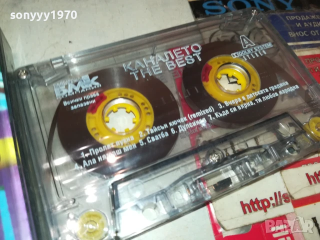КАНАЛЕТО-БМК-ОРИИНАЛНА КАСЕТА 2007251941, снимка 3 - Аудио касети - 51084390