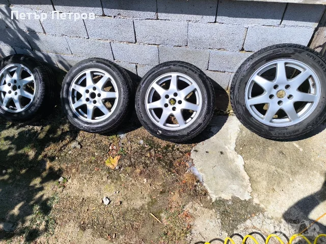 алуминиеви джанти с гуми