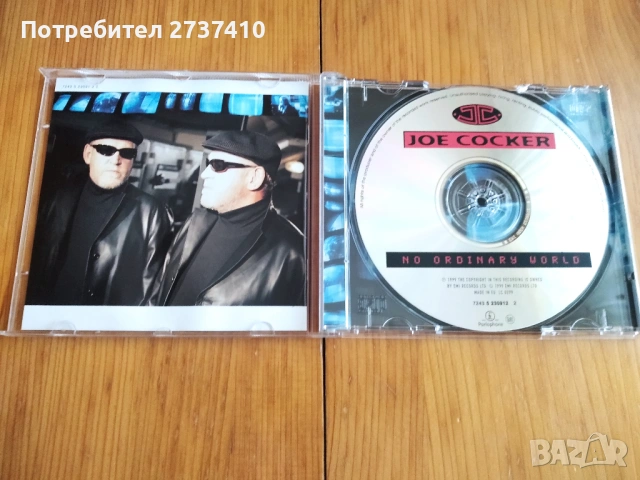JOE COCKER - NO ORDINARY WORLD 6.20евро оригинален диск, снимка 2 - CD дискове - 53486237