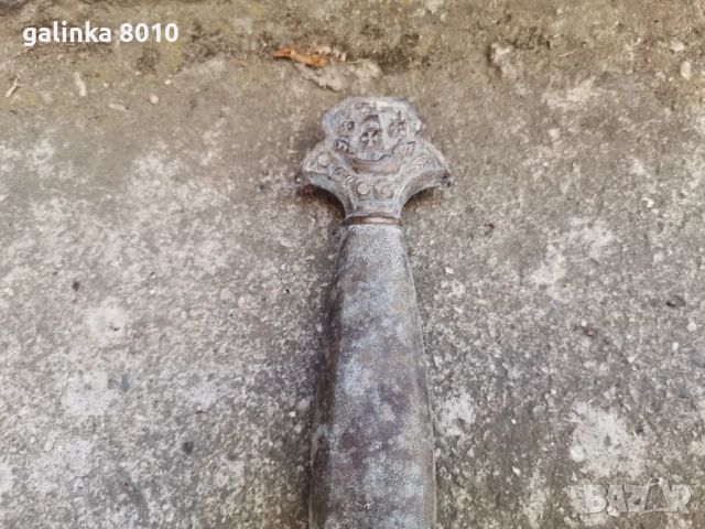 Стара дръжка от острие, снимка 3 - Антикварни и старинни предмети - 51793144