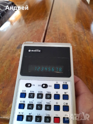 Стар калкулатор Sanyo CZ-8106, снимка 6 - Други ценни предмети - 53441720