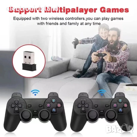 X2 Plus GD10 Pro 4K Game Stick 3D HD Retro Video Game Console, Безжичен контролер TV, 40000+ игри, снимка 4 - Други игри и конзоли - 53067928