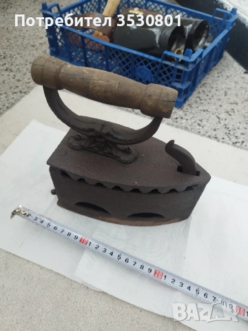 Стара автентична ютия на жар , снимка 2 - Други ценни предмети - 53454642