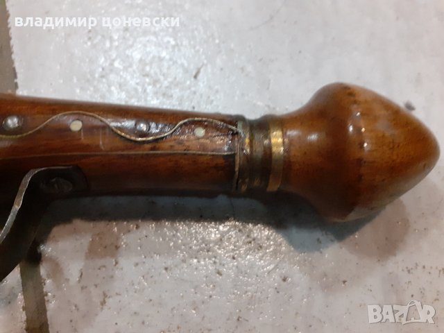 Красив кремъчен пистолет тип арнаудски,пищов,оръжие, снимка 7 - Колекции - 39602643