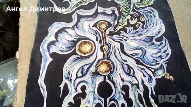 Александър Лудколев картина смесена техника 1970 г, снимка 3 - Картини - 41812689