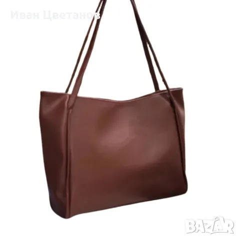 Класическа елегантна и практична дамска чанта, снимка 4 - Чанти - 49350121