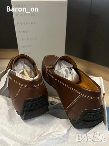 Мъжки мокасини Geox 41,5 , снимка 2 - Мокасини - 53507357