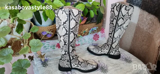 Ботуши Естествена кожа 37 н. , снимка 13 - Дамски ботуши - 47362792