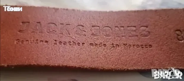 JACK and JONES Оригинал Нов Дамски Колан Изцяло от Естествена Кожа 100см. , снимка 3 - Колани - 53728653