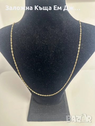 Стилен и класически златен синджир 2.67гр. 14К.