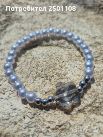 Перлени гривни, снимка 6 - Гривни - 50875243