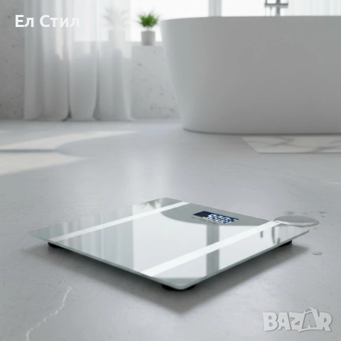 Дигитален кантар за тегло Rosberg R51650I, с Bluetooth, LCD екран, до 180кг, снимка 5 - Друга електроника - 53585885