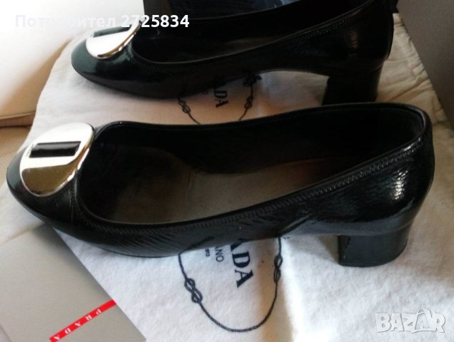 Елегантни обувки Prada, 38, снимка 11 - Дамски елегантни обувки - 41377289