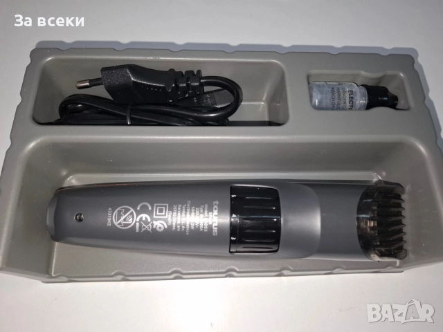 Тример за лице Taurus Hades, otel Инокс, Автономия 50 мин, Работа жично/безжично, Ni-Mh, Индикатор з, снимка 3 - Машинки за подстригване - 51887144