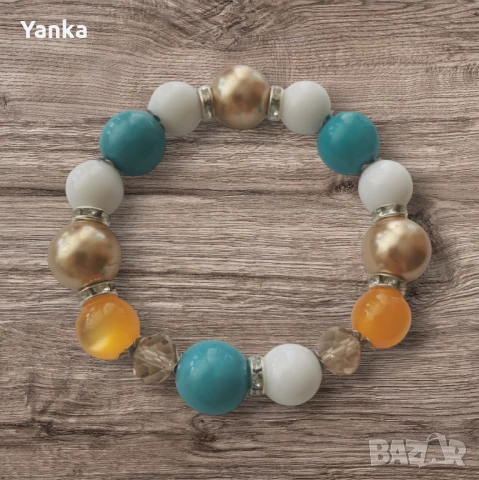 Гривна ръчна изработка, снимка 3 - Гривни - 51290485