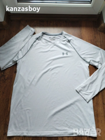 Under Armour Men's UA Long Sleeve - страхотна мъжка блуза S/M КАТО НОВА, снимка 6 - Блузи - 53418387