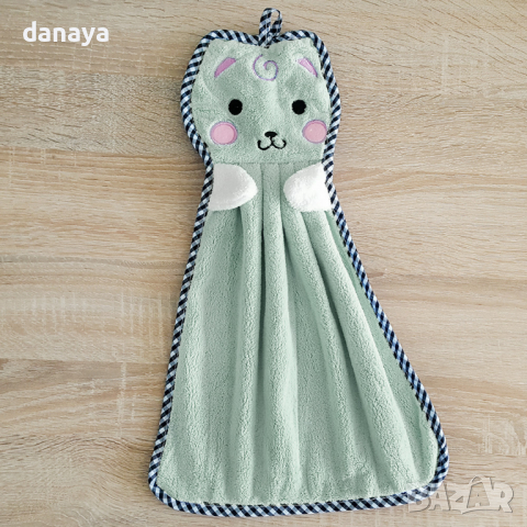 844 Микрофибърна кърпа за ръце Котета кухненска кърпа детска хавлия, снимка 11 - Хавлиени кърпи - 36228805