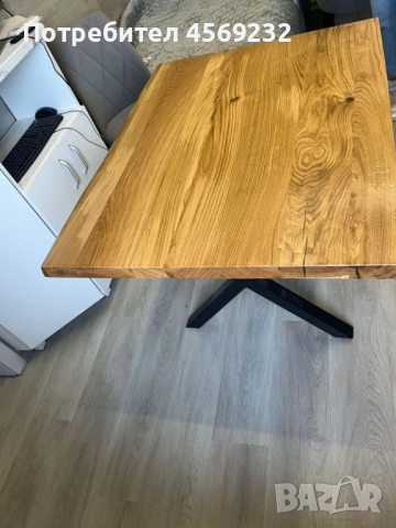 Топ цена!! Най-високо качество масивна маса от естествен дъб!, снимка 3 - Маси - 52316781